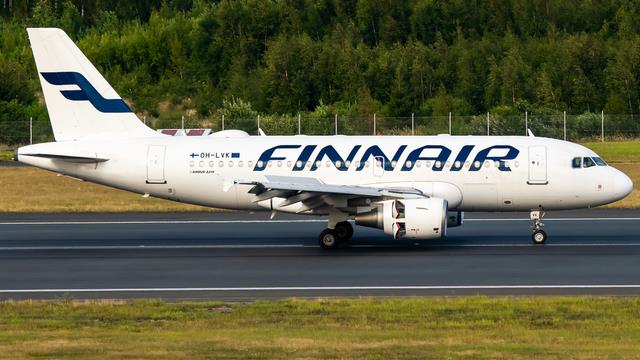 OH-LVK:Airbus A319:Finnair